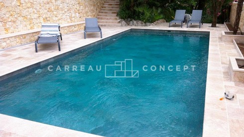 Piscine pierres natiurelles Vence