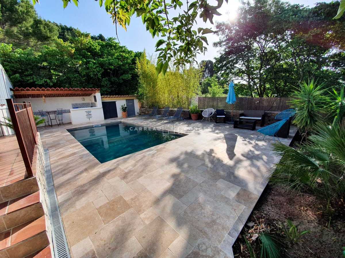 Travertin piscine Saint-Paul-de-Vence Photo 5
