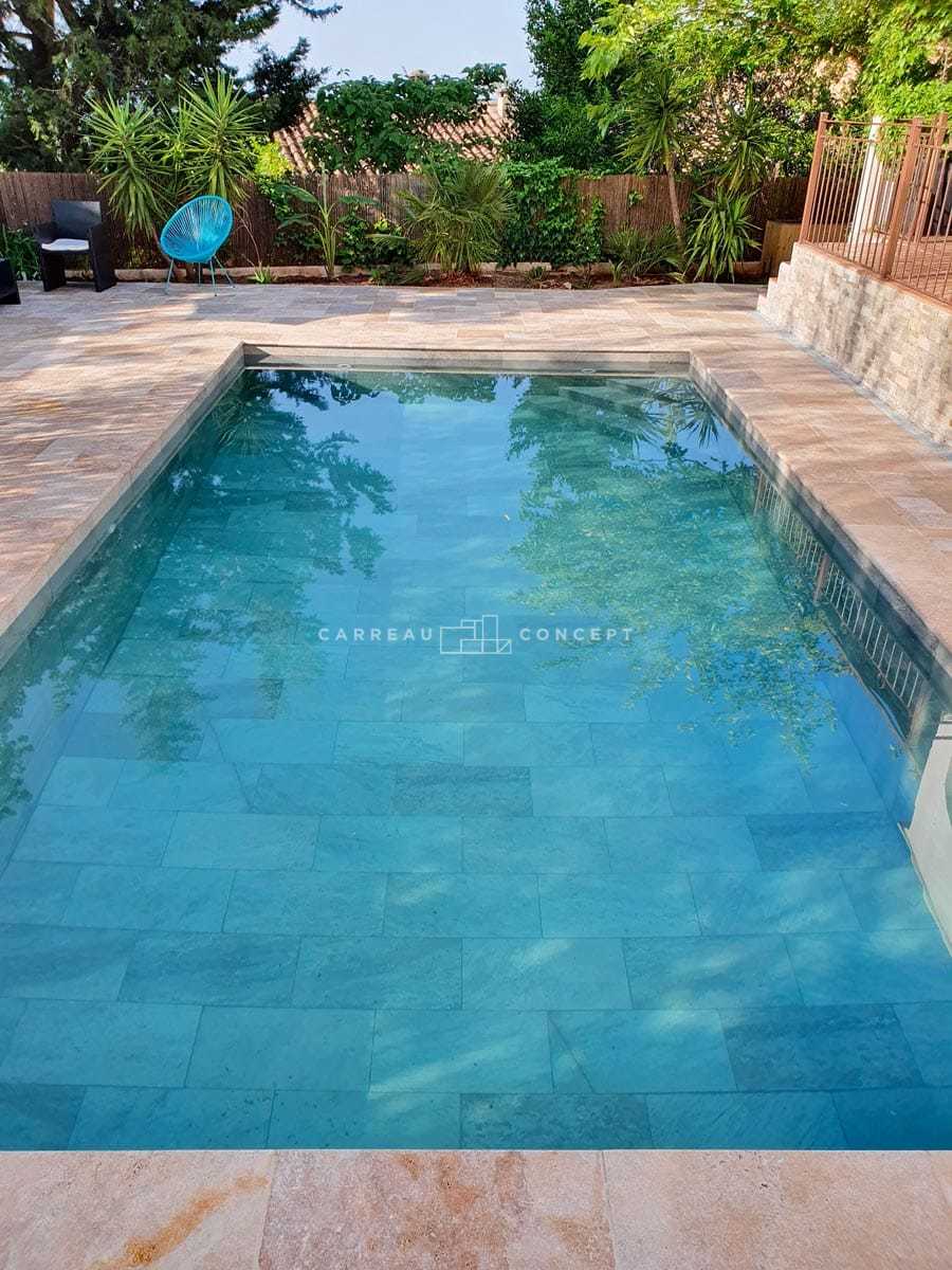 Travertin piscine Saint-Paul-de-Vence Photo 4