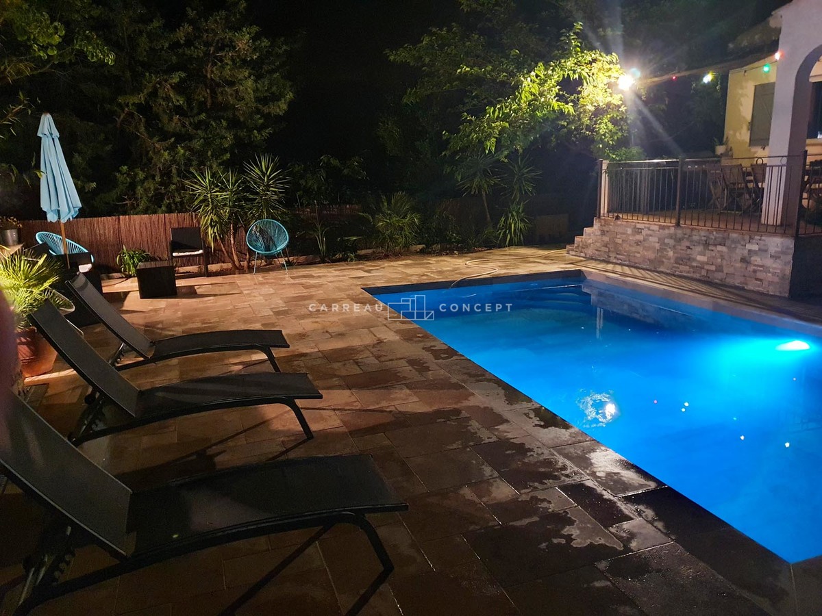 Travertin piscine Saint-Paul-de-Vence Photo 2