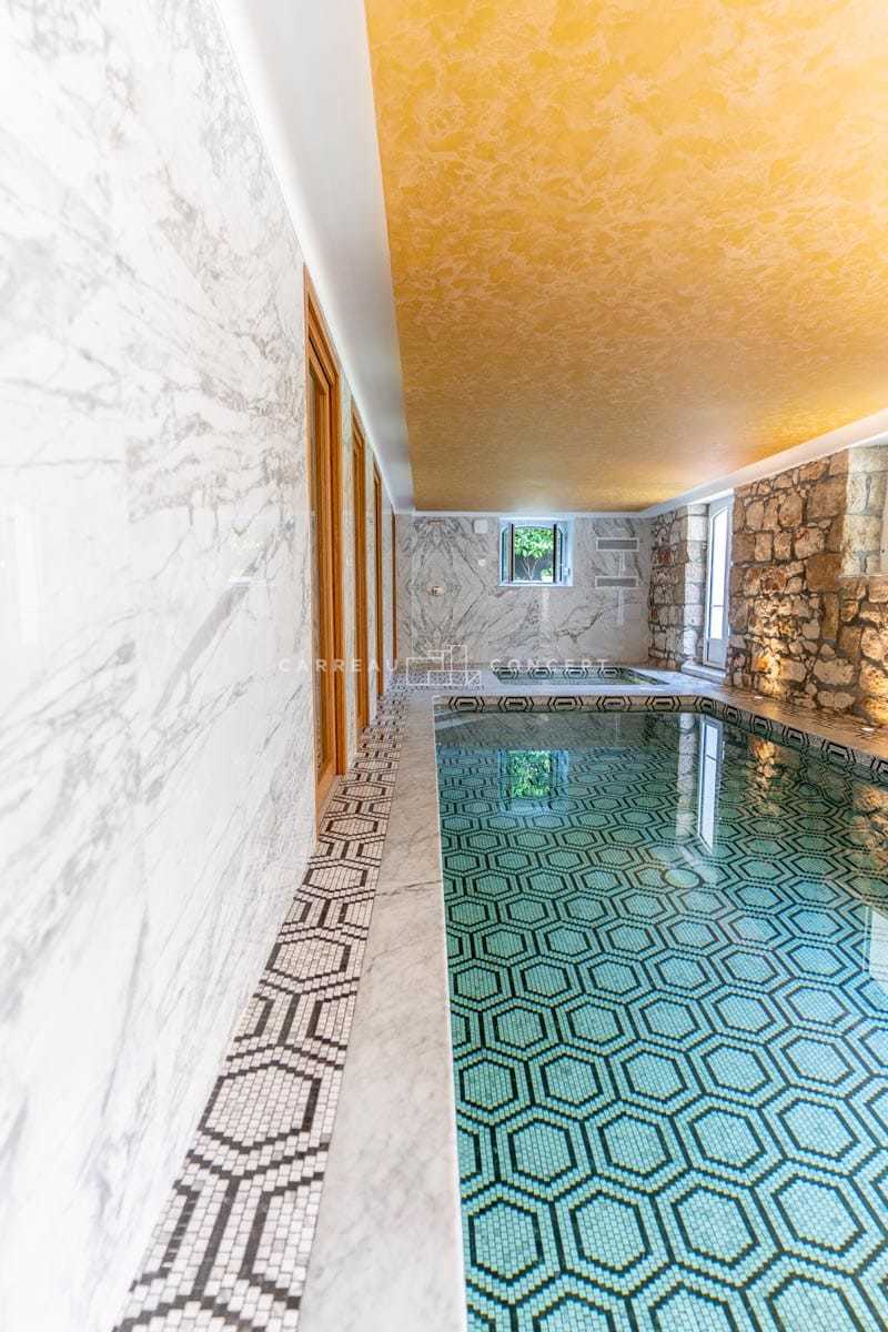 Carrelages piscine intérieure Nice Photo 16