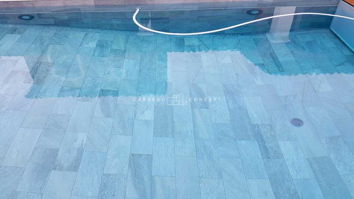 Carrelages piscine contemporaine Plascassier Photo 15